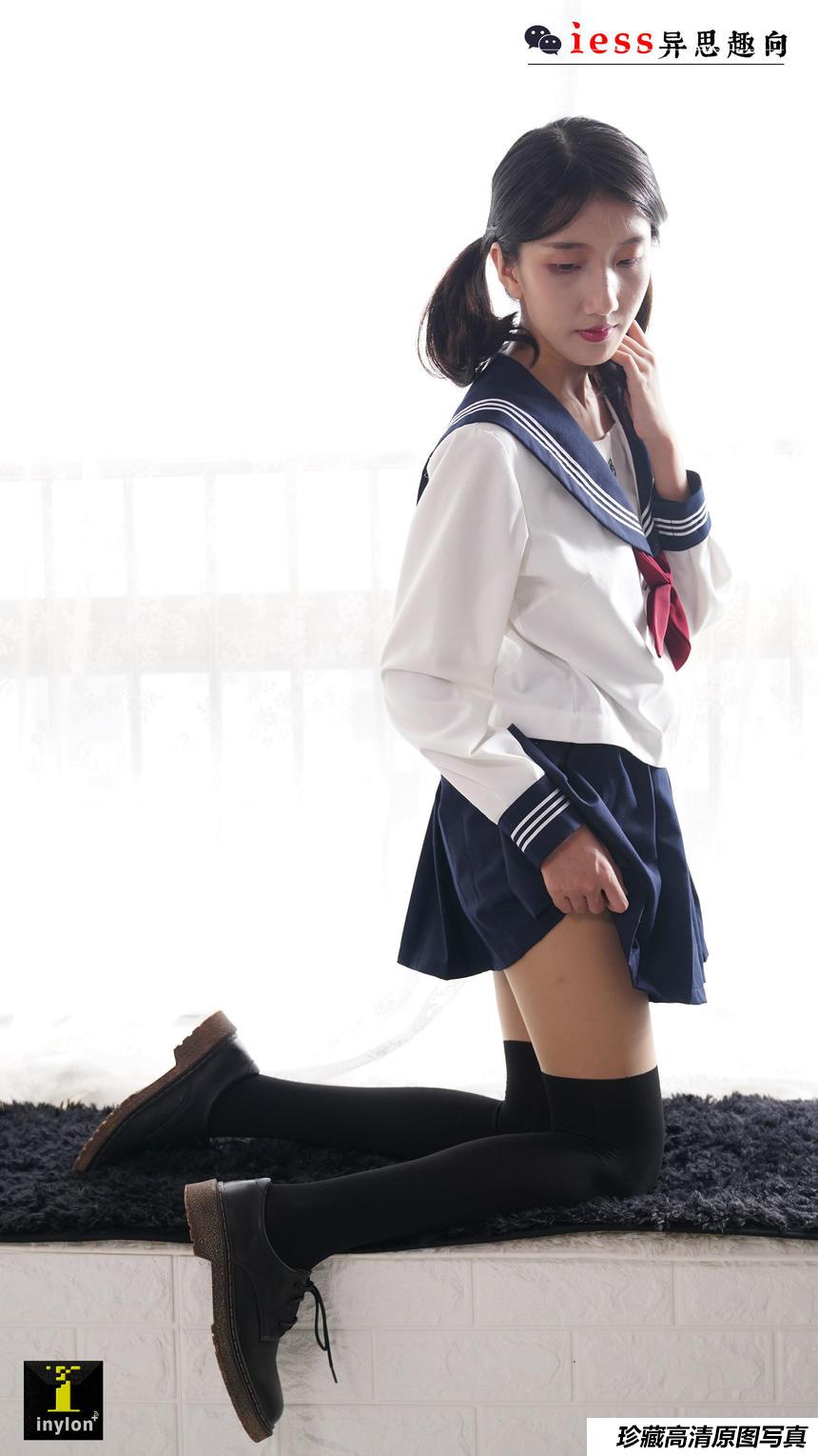 [IESS异思趣向] 普惠集133 – 模特：森爷《假双短JK袜》