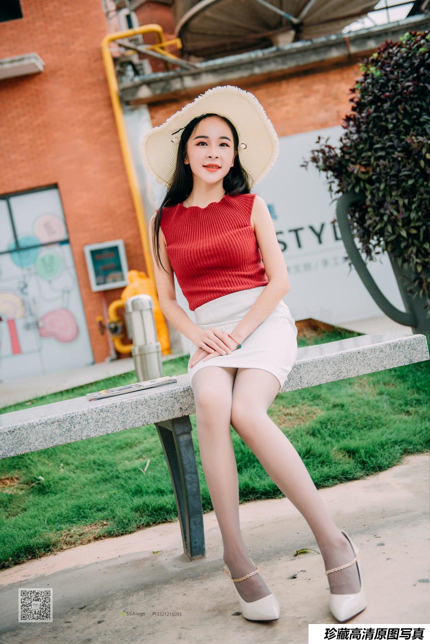 [SSA丝社] NO.007 nono 街拍灰丝特辑