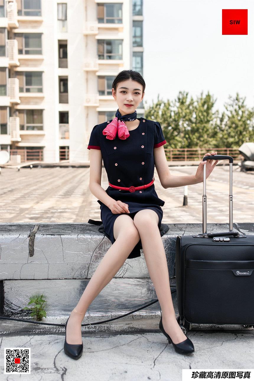 SIW斯文传媒 春夏东航短袖工装带丝巾腰带 - 嘉慧 [61P]