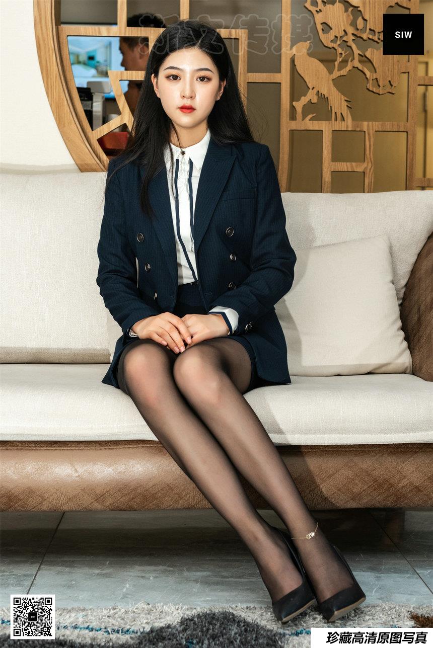 SIW斯文传媒 公司白领衬衣短裙西装制服三件套 - 小谈 [63P]