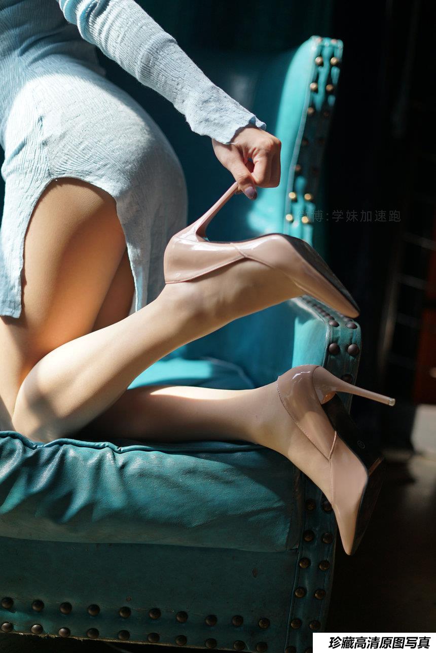 [学妹加速跑]XM100《一双好腿-抹茶》套图+视频