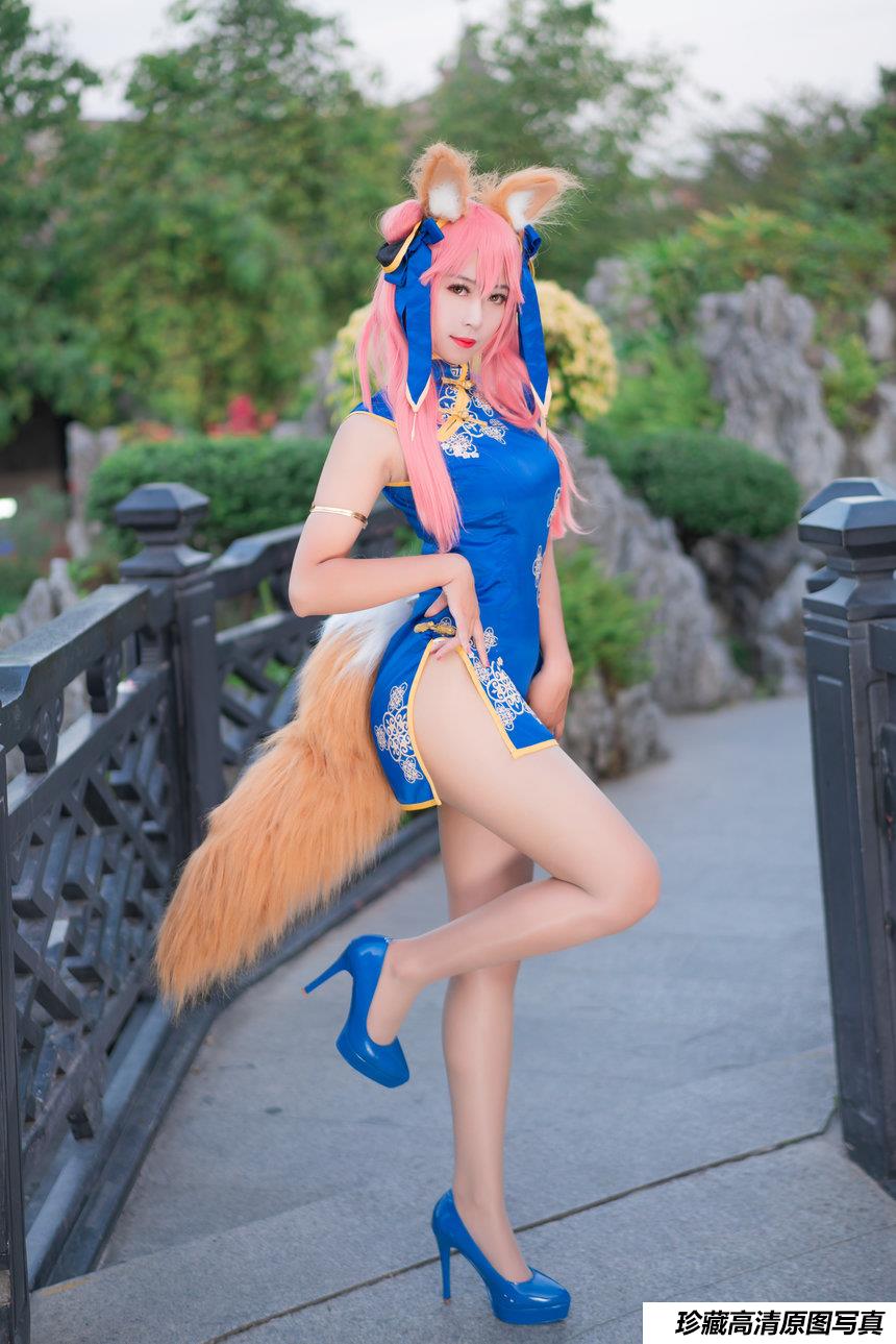 [南桃Momoko]玉藻前旗袍