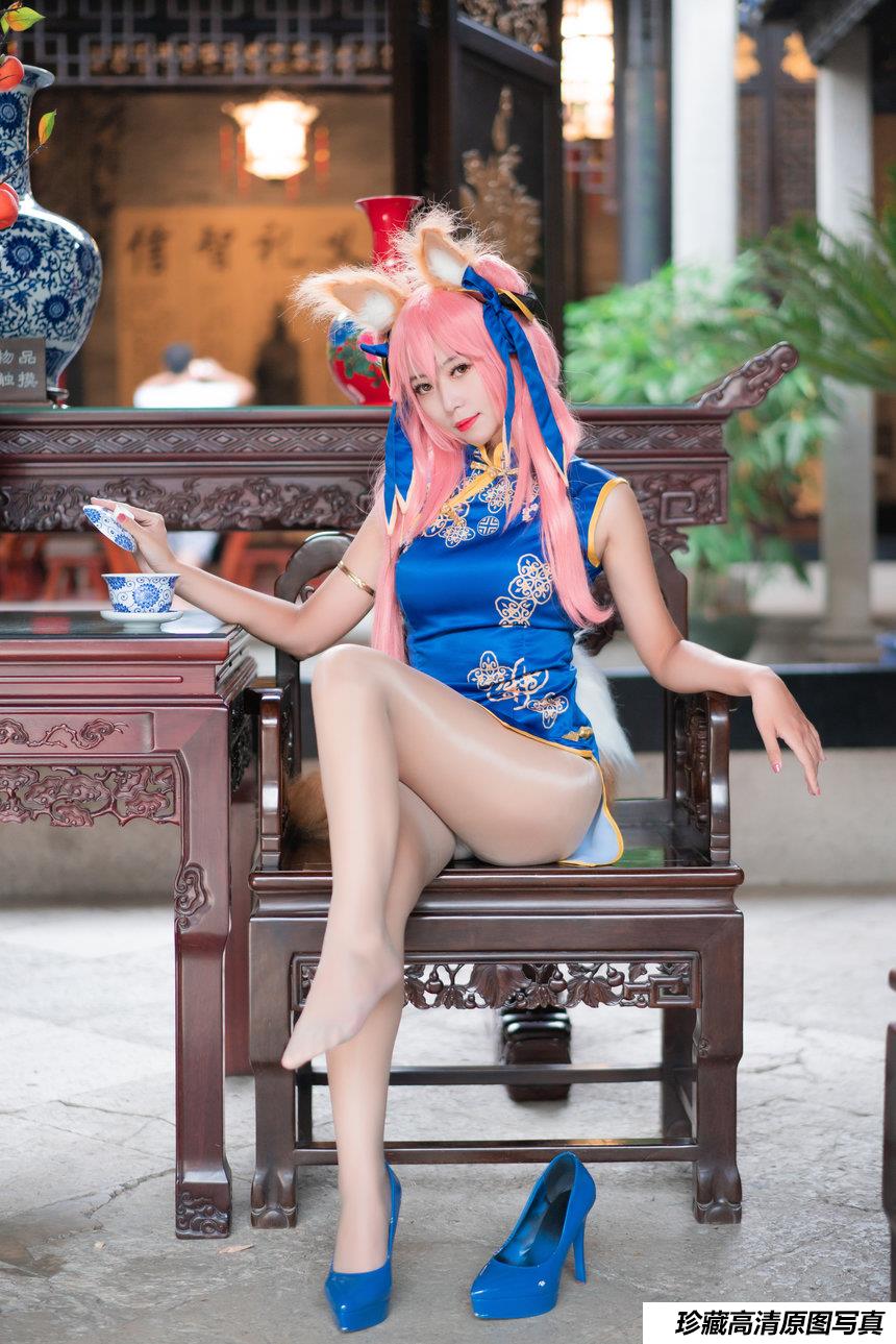 [南桃Momoko]玉藻前旗袍