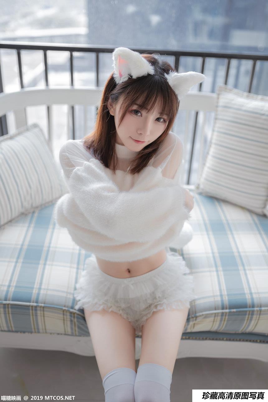 喵糖映画 VOL.027 kitaro_绮太郎 白丝猫耳