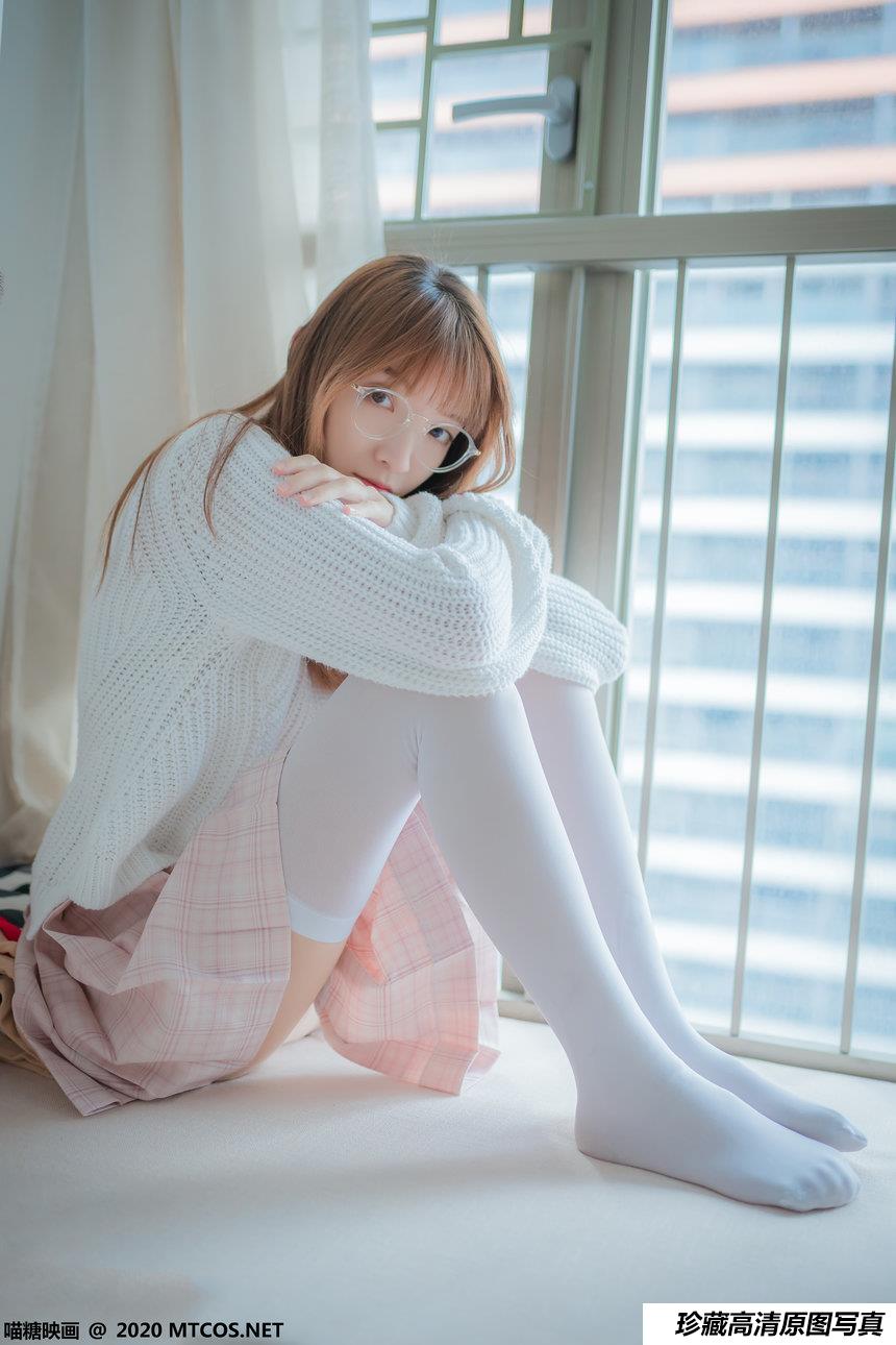 喵糖映画 VOL.077 粉格裙的眼睛娘