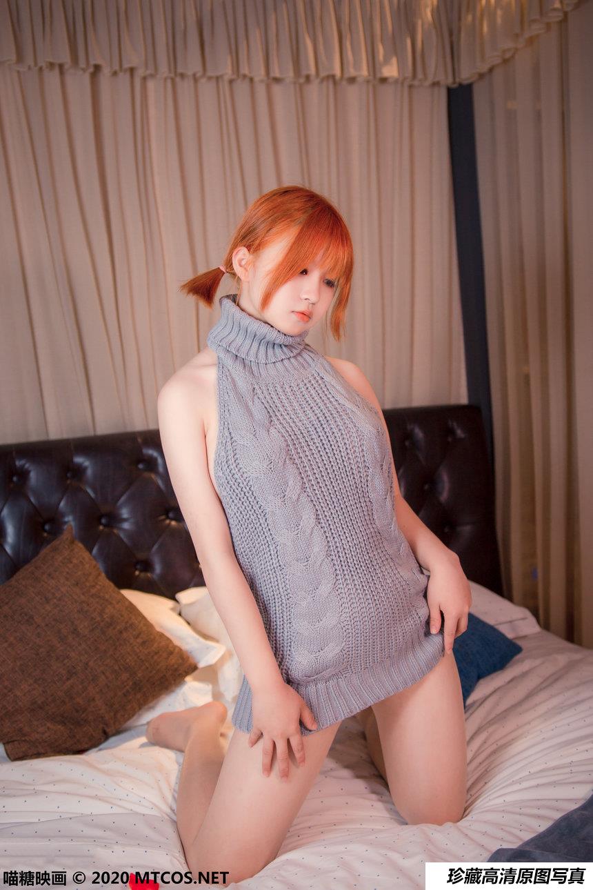 喵糖映画 VOL.089 露背毛衣