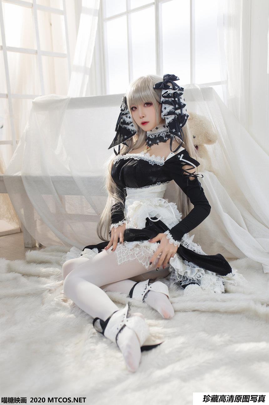 喵糖映画 VOL.127 黑巫女仆 [35P]