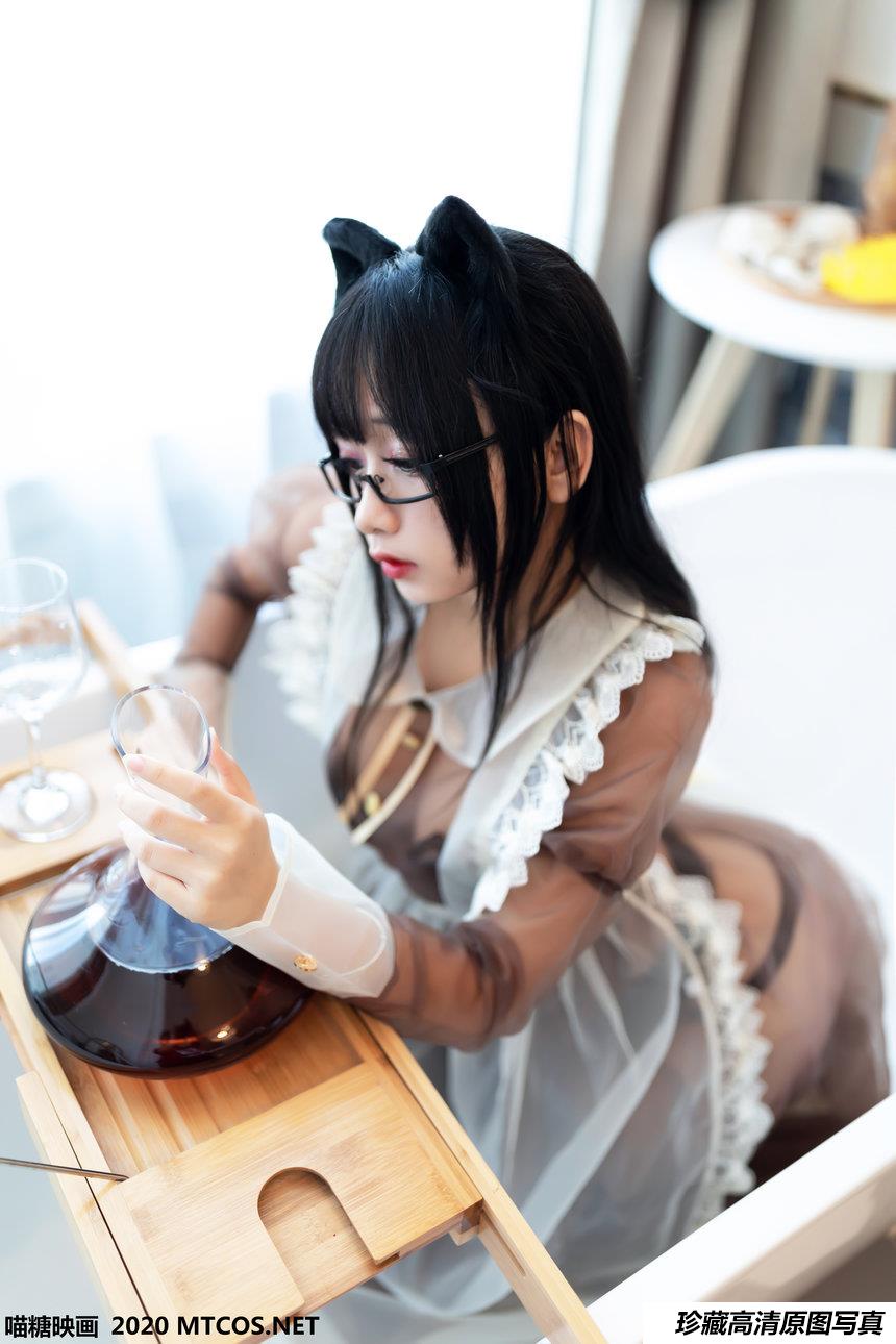 喵糖映画 VOL.125 棕色透明女仆