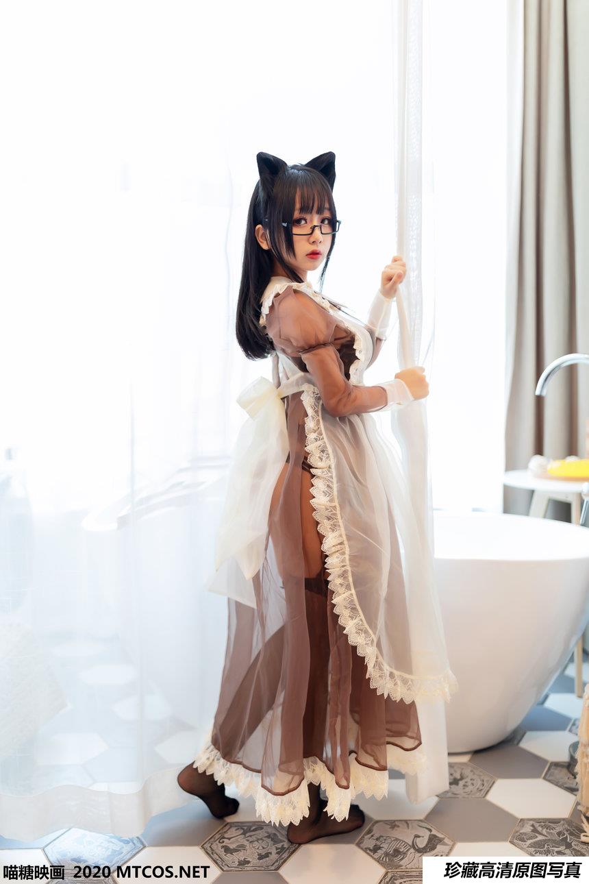 喵糖映画 VOL.125 棕色透明女仆