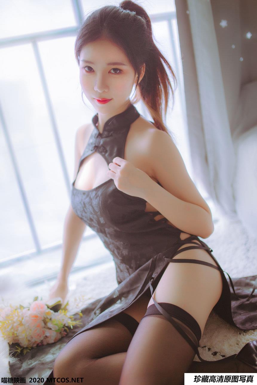 喵糖映画 VOL.114 黑白旗袍双子