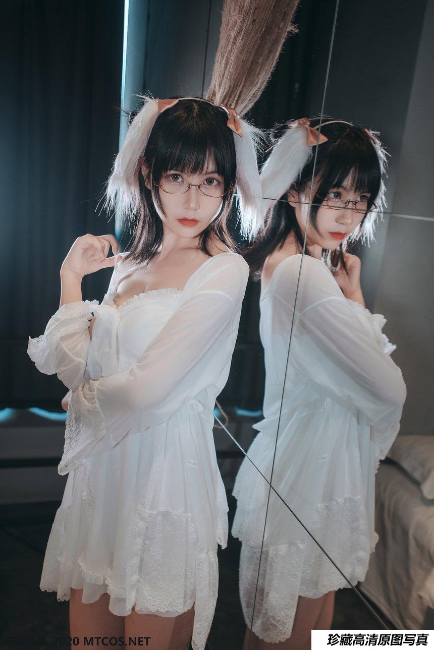 喵糖映画 VOL.139 白色私房睡裙