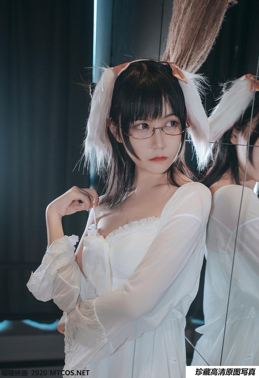 喵糖映画 VOL.139 白色私房睡裙