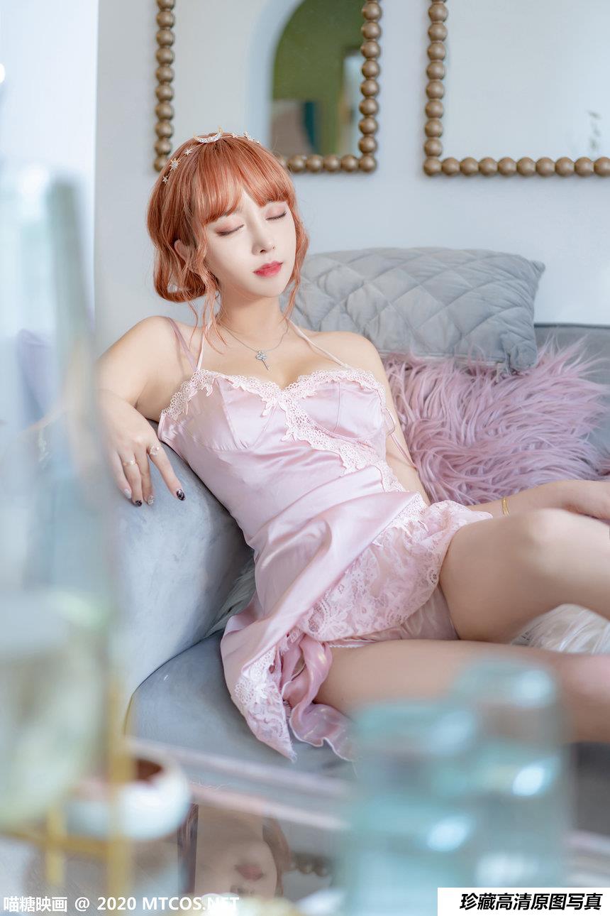 喵糖映画 VOL.198 粉色睡裙