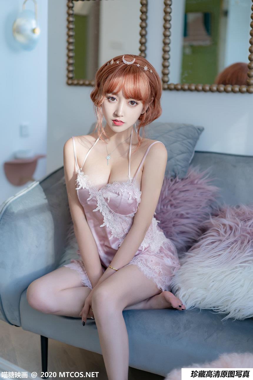 喵糖映画 VOL.198 粉色睡裙