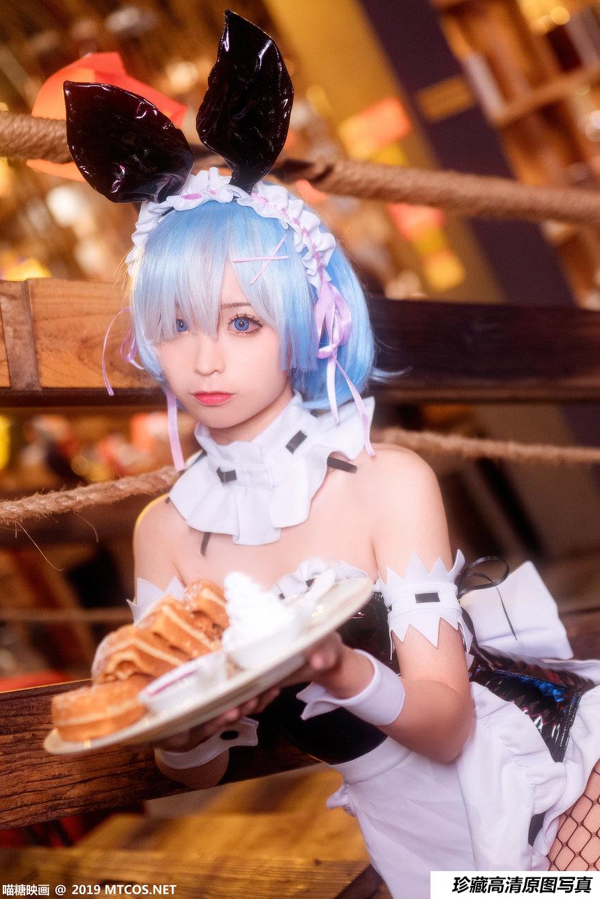 喵糖映画 SPL.002 雷姆兔女郎 蠢沫沫 [41P]