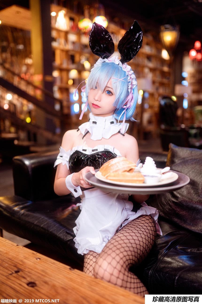 喵糖映画 SPL.002 雷姆兔女郎 蠢沫沫 [41P]