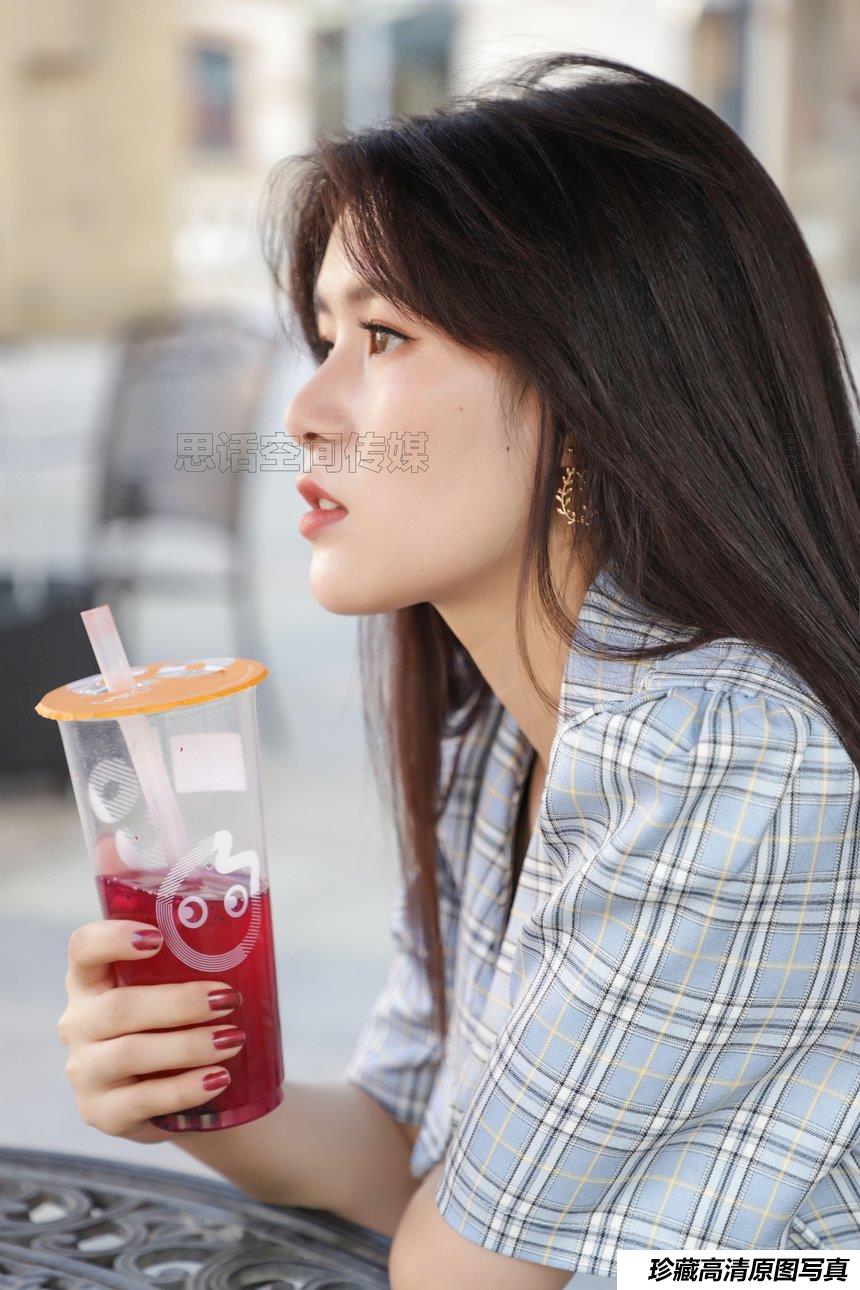 [SiHua思话]SJ022 筱蝶 楼梯道的学院女神[46P／103MB]