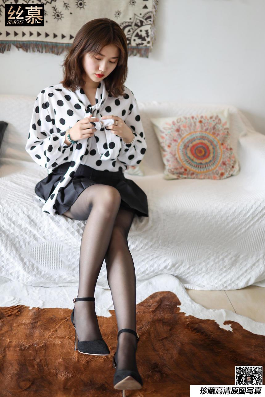 [丝慕写真] SM305 新模 - 百褶裙私录