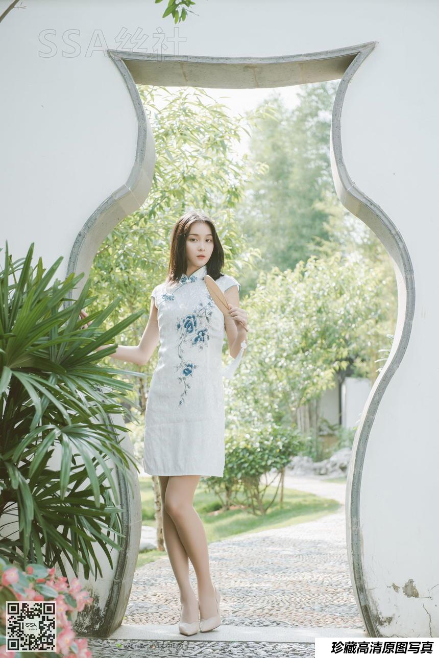 SSA丝社 No.111 丽萍 烈日下的清新旗袍