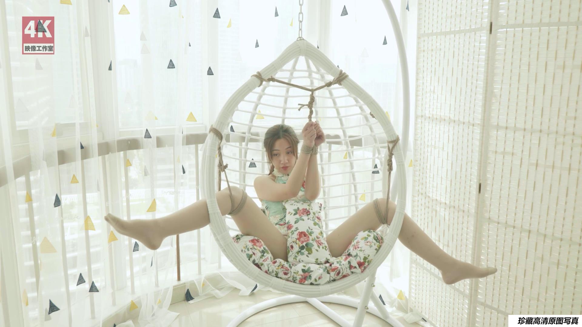 [Ligui丽柜]HD视频 2020.08.20 旗袍肉丝吊椅（下） 星雨[1V／243MB]