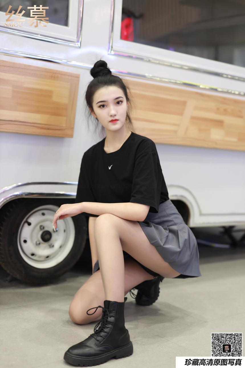 丝慕写真 SM332 紫宁《靴控体验》