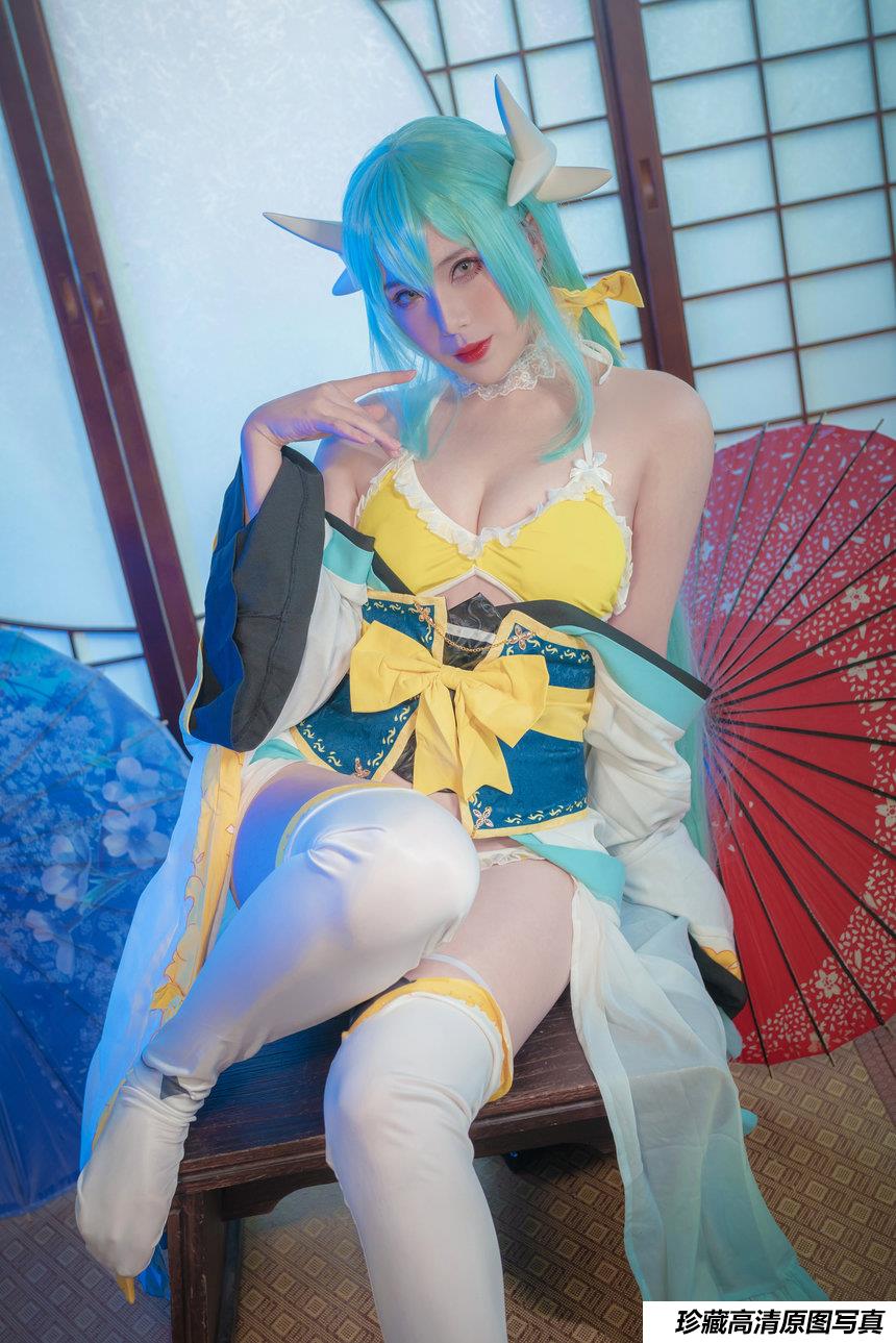 次元少女羊大真人 - 清姬泳装 [18P-179MB]