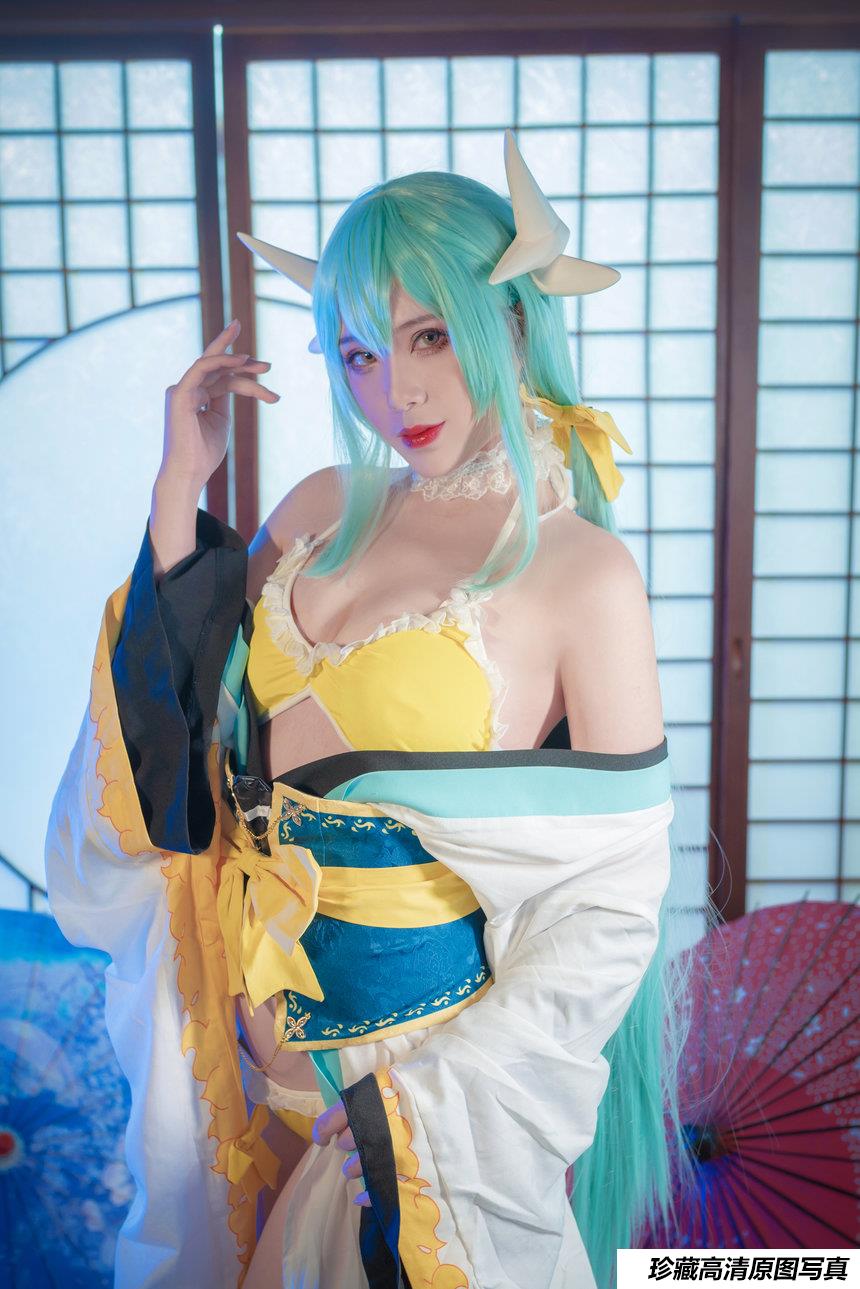 次元少女羊大真人 - 清姬泳装 [18P-179MB]