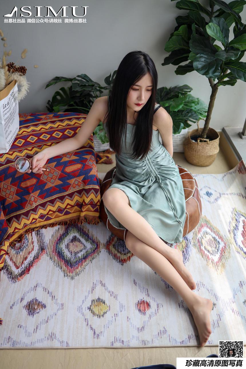 丝慕写真 特写集 TX024 熙熙《阳台玩丝的熙熙》