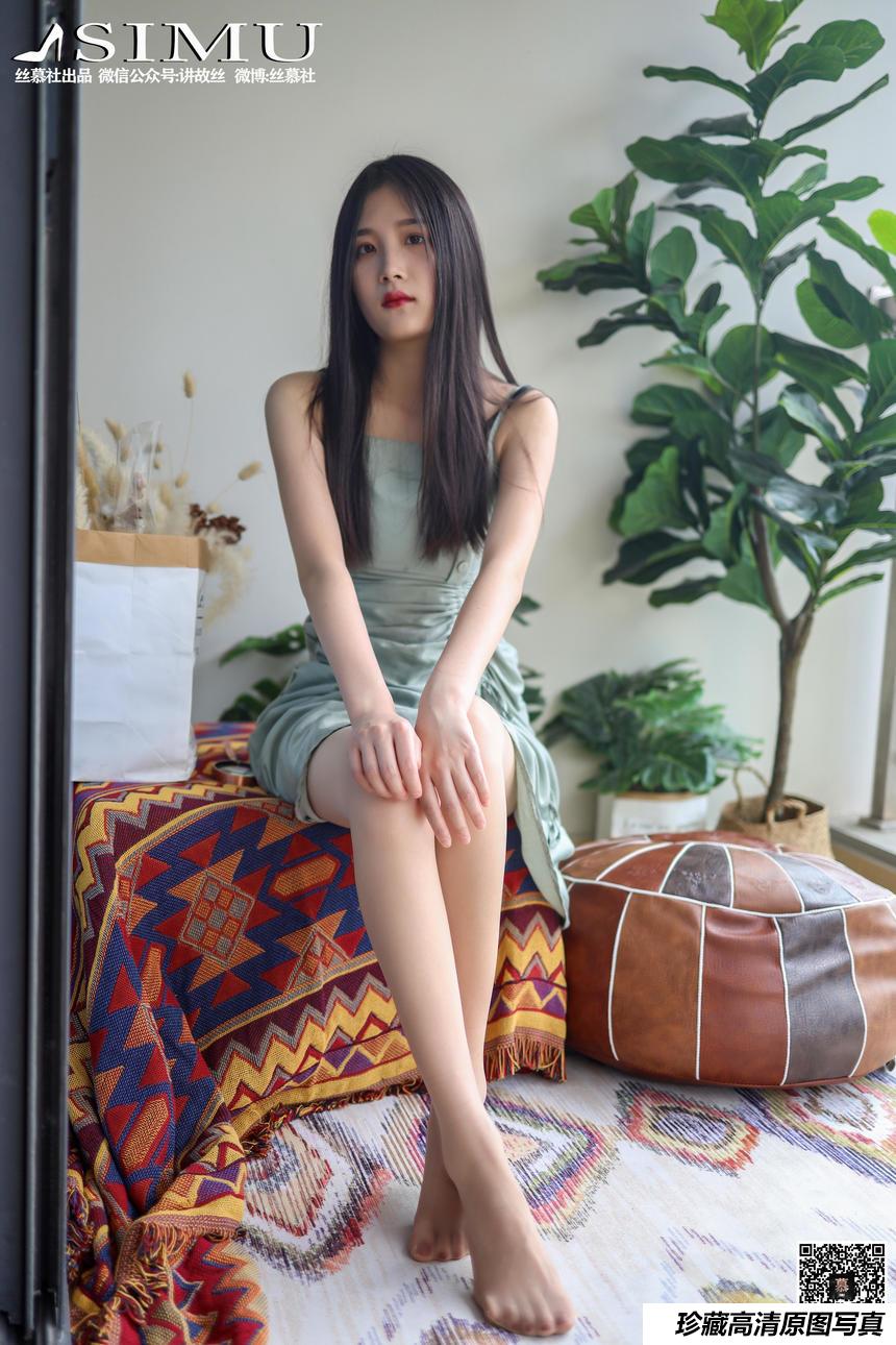 丝慕写真 特写集 TX024 熙熙《阳台玩丝的熙熙》