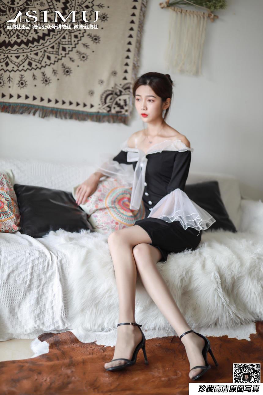 丝慕写真 特写集 TX023《新模的灰丝特写》