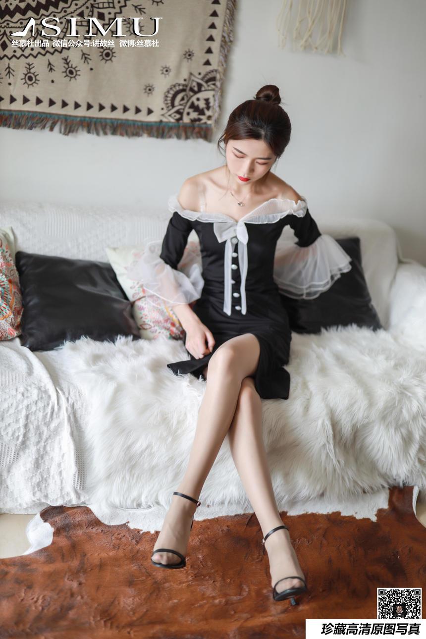 丝慕写真 特写集 TX023《新模的灰丝特写》