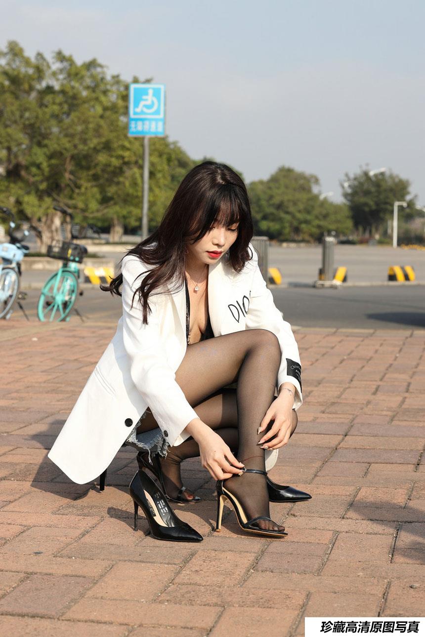 都市丽人 芝芝黑丝蕾丝诱惑 写真+视频[351P/1V]