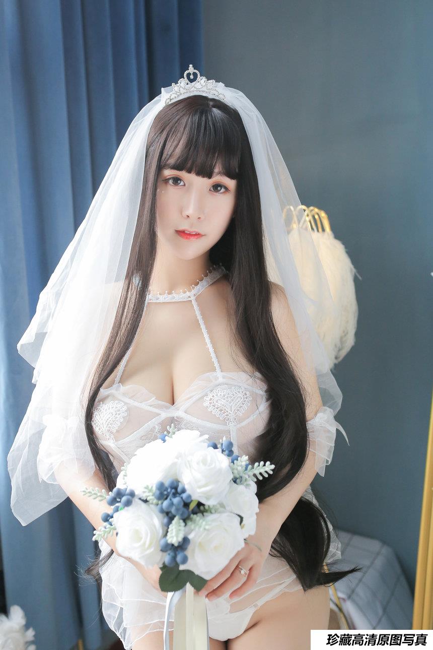 巨乳猫九酱Sakura - 长发婚纱 [76P+1V-654MB]