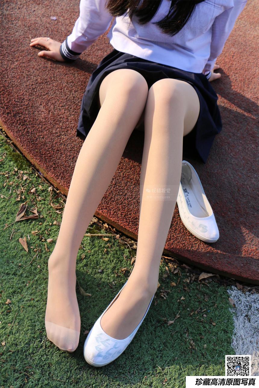 妖精视觉 NO.076 甜甜 运动场 足尖加固肉丝袜[55P／57MB]