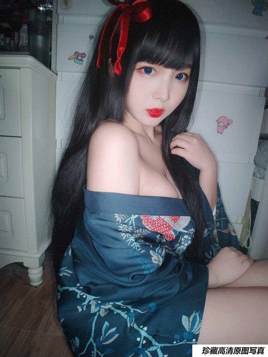 二次元美女古川kagura - 浴衣 [42P4V-240MB]