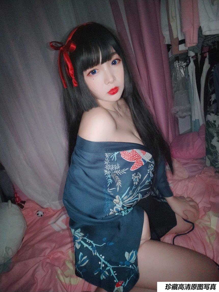 二次元美女古川kagura - 浴衣 [42P4V-240MB]