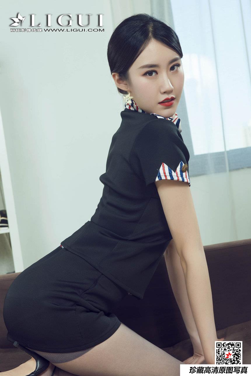 [Ligui丽柜] 2020.11.02《莲秘空姐》子晴 [82P/98MB]