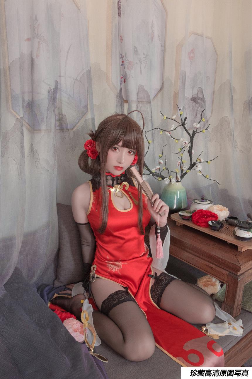 Coser星野saori - DSR-50 红牡丹 [10P-136MB]