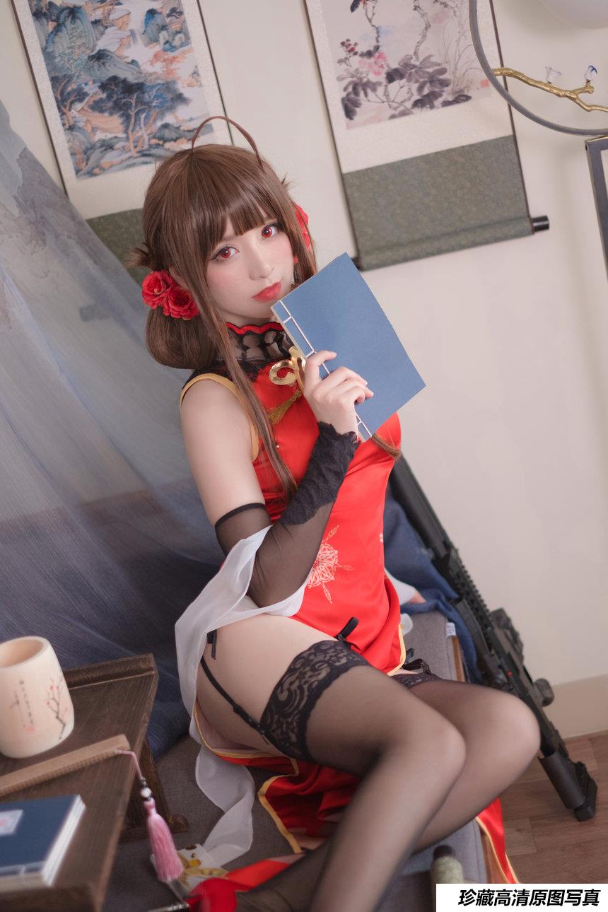 Coser星野saori - DSR-50 红牡丹 [10P-136MB]