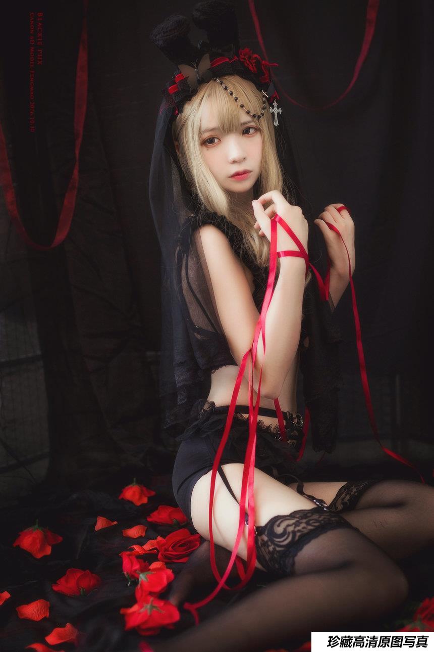 疯猫ss - 黑色玫瑰 [20P-27MB]