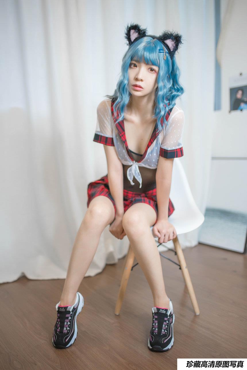 疯猫ss - 蓝发 [26P-122MB]