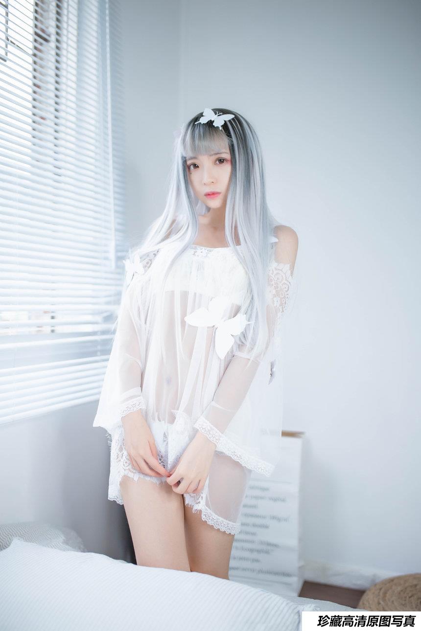 疯猫ss - 透明白纱 [33P-125MB]