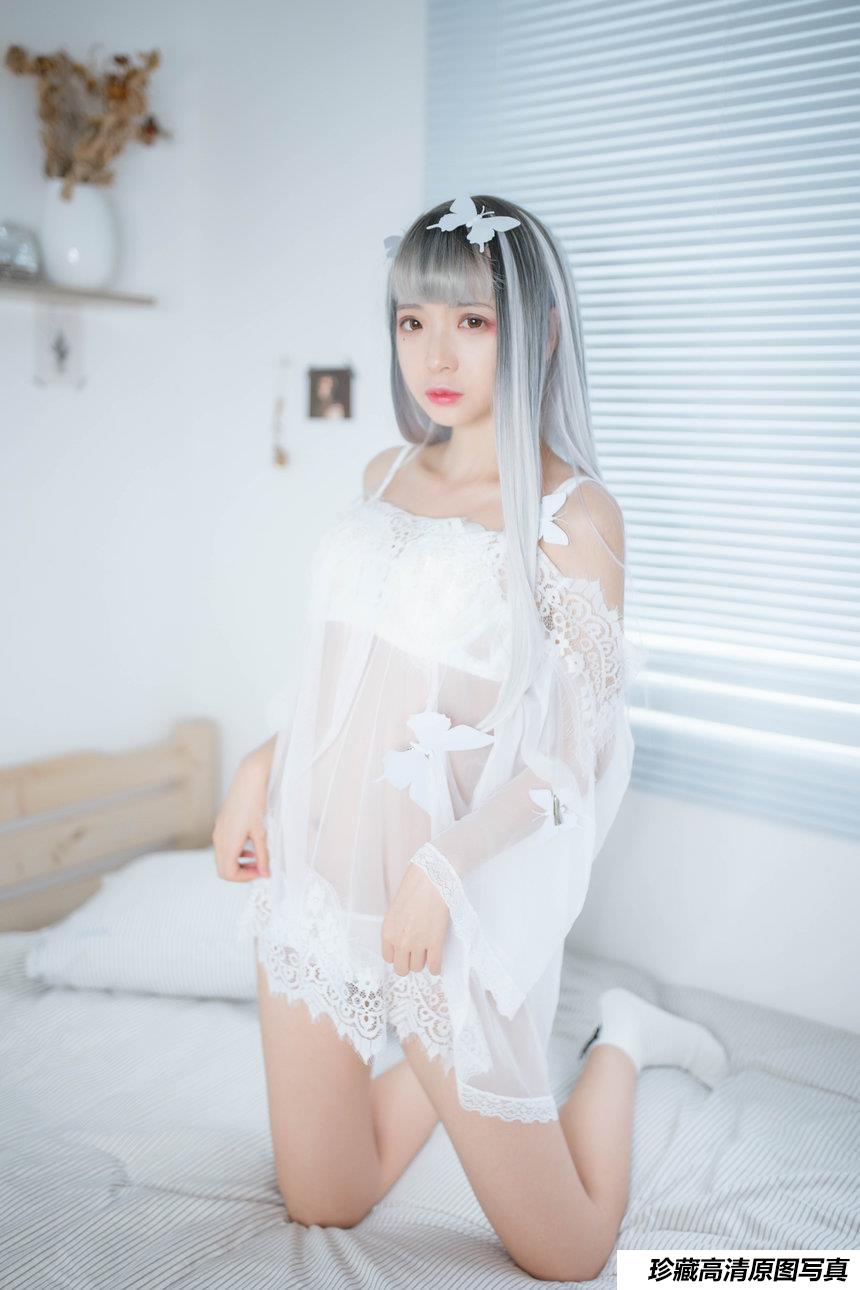 疯猫ss - 透明白纱 [33P-125MB]