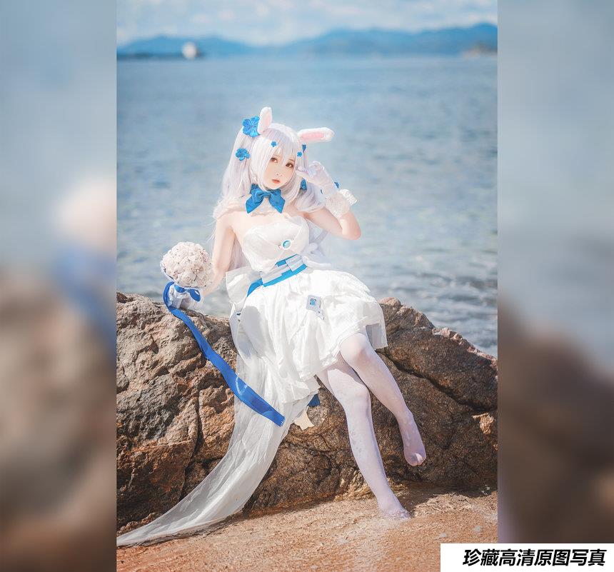 可爱人气Coser面饼仙儿 - 拉菲婚纱 [14P-98MB]