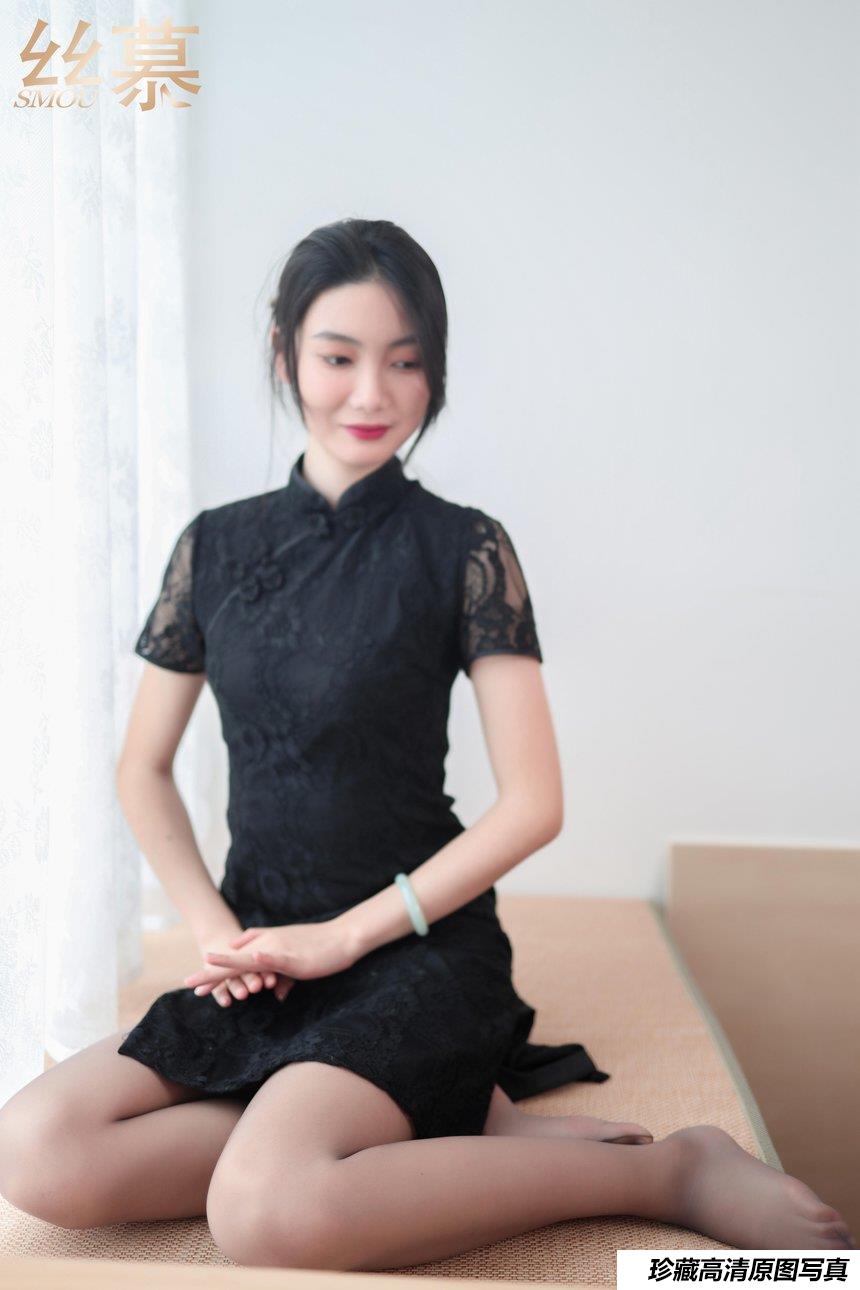 丝慕写真  TX035 可儿《踩丝茶艺师-可儿》-绅士图