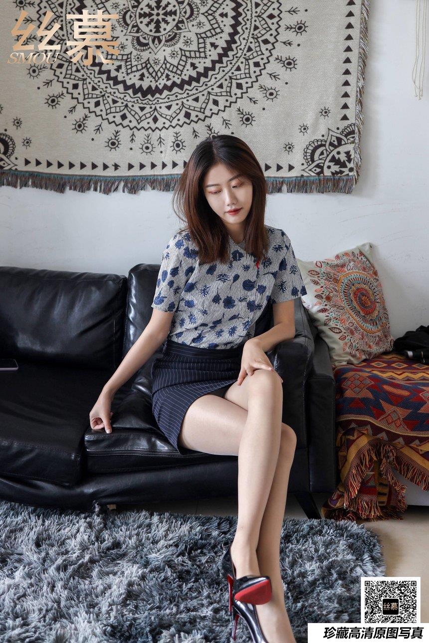 丝慕写真 SM415 米朵《空姐的超薄款制服袜》