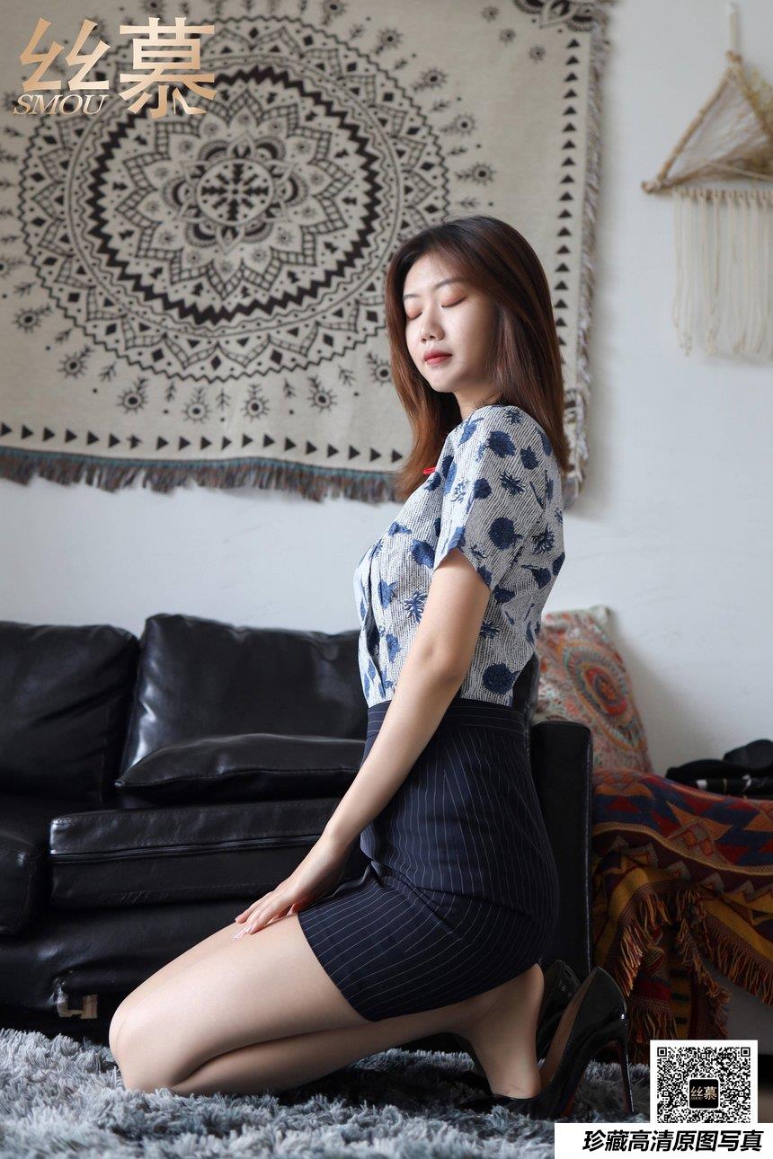 丝慕写真 SM415 米朵《空姐的超薄款制服袜》