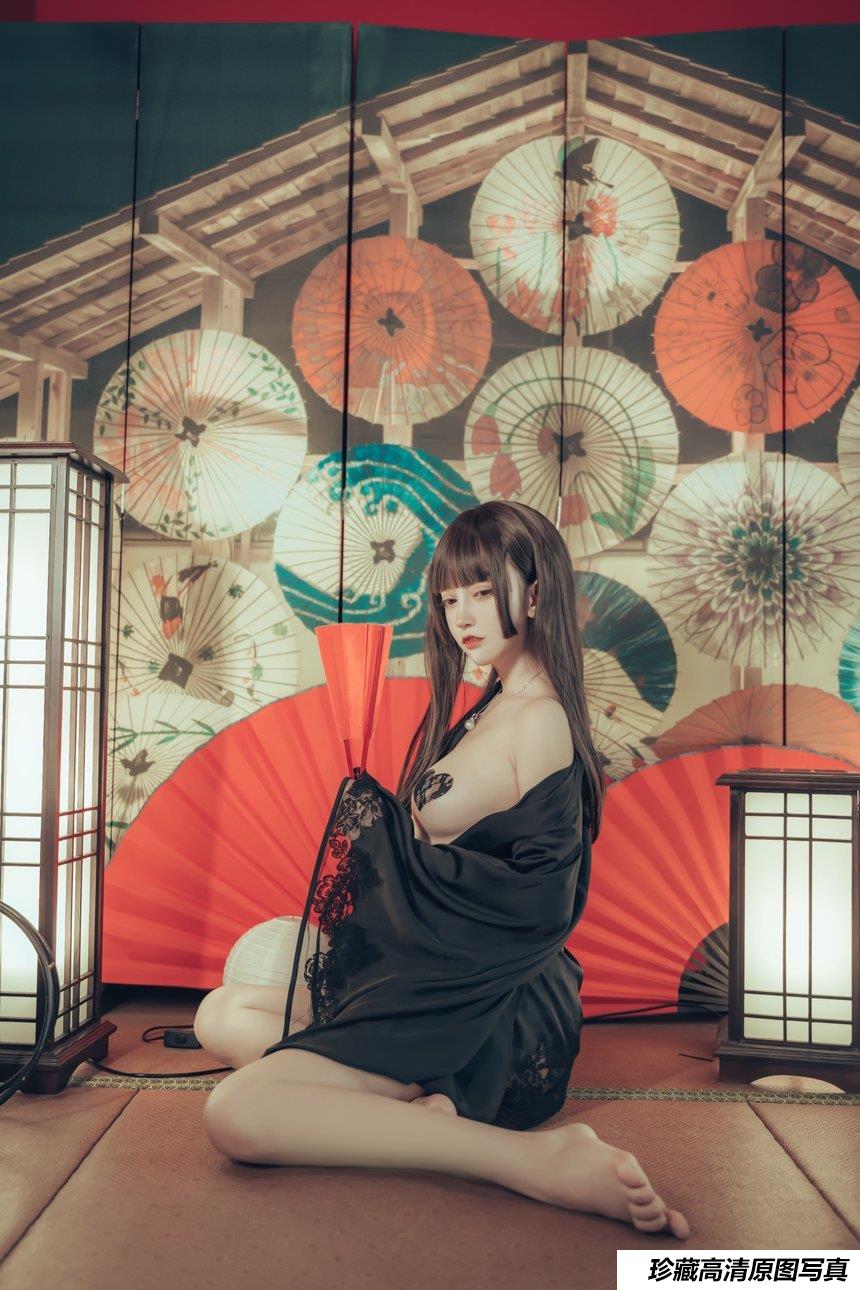 过期米线线喵 – 和风泳衣