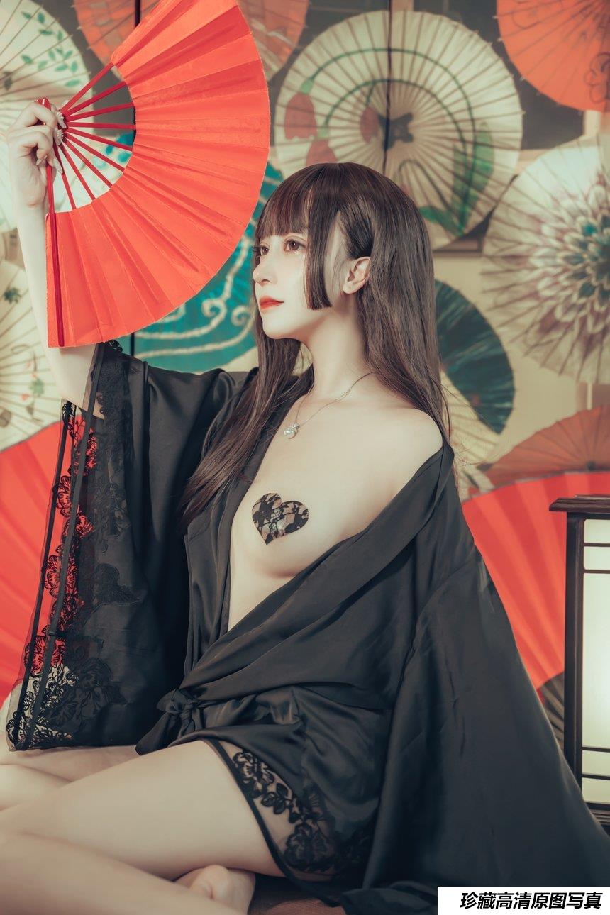 过期米线线喵 – 和风泳衣