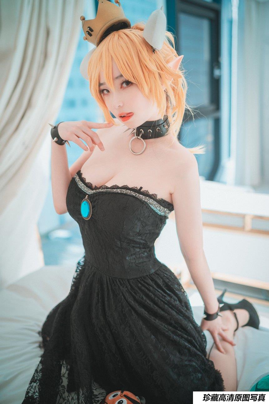 DJAWA Photo - Bambi  – Halloween with Bowsette (Super Mario Bros) [51P-372MB]